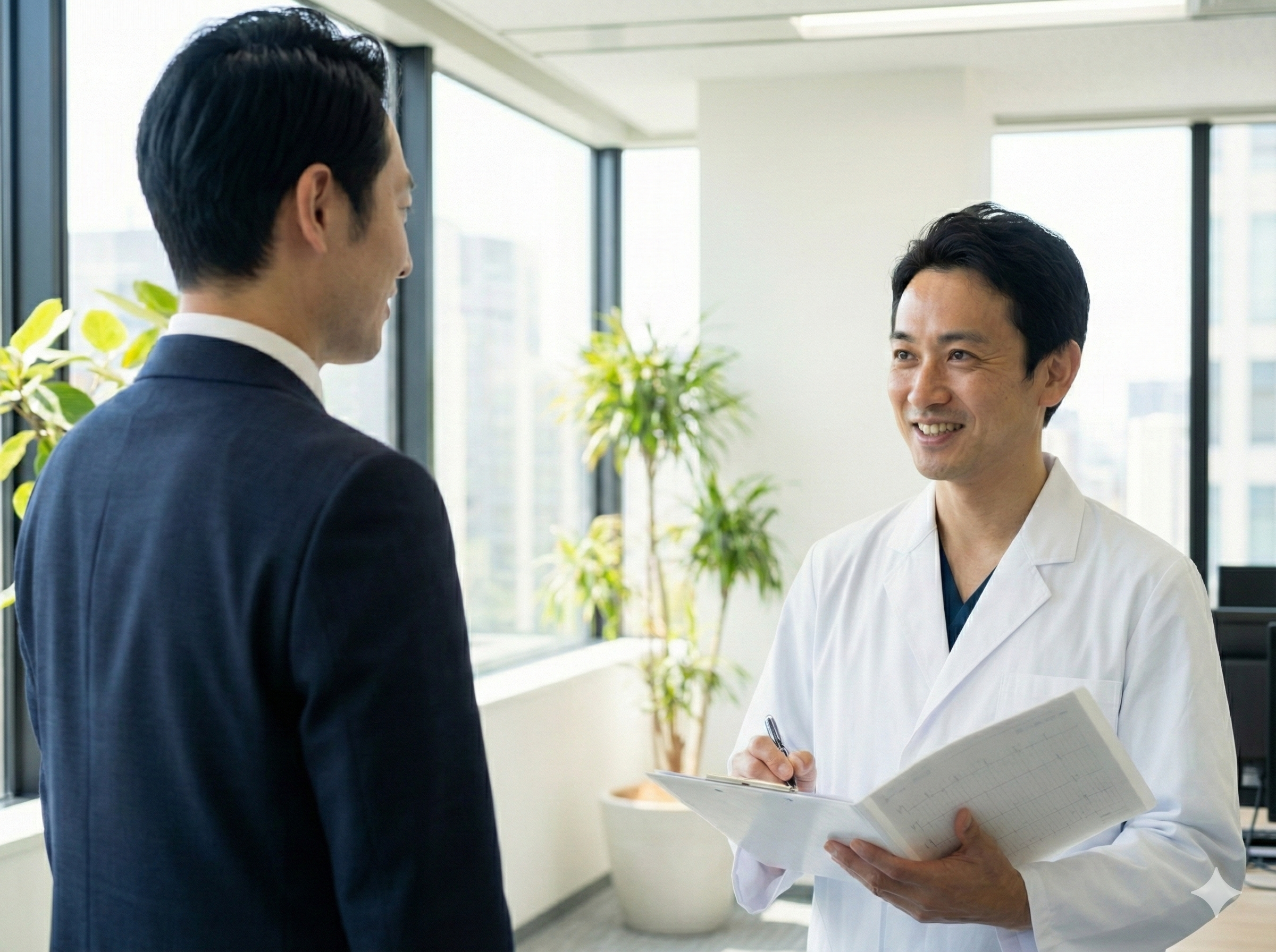 理学療法士による施術の様子